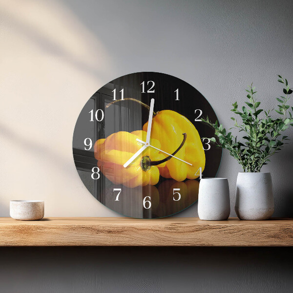 Reloj de pared redondo Pimienta