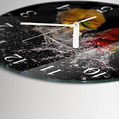 Reloj de pared redondo Pimienta