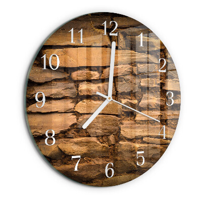 Reloj de pared redondo Piedras