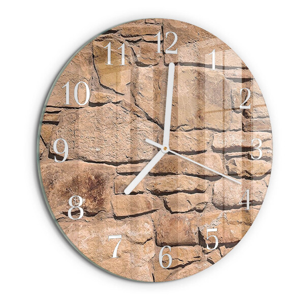 Reloj de pared redondo Piedras