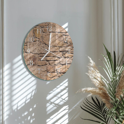 Reloj de pared redondo Piedras