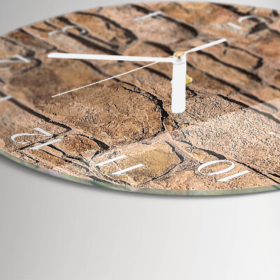 Reloj de pared redondo Piedras