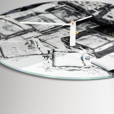 Reloj de pared redondo Hielo