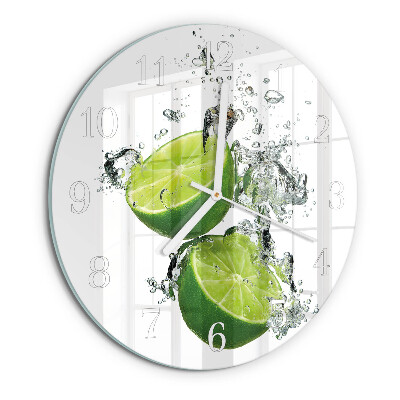 Reloj de pared redondo Carbonato de calcio