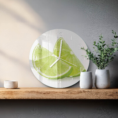 Reloj de pared redondo Carbonato de calcio