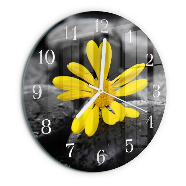 Reloj de pared redondo Flor