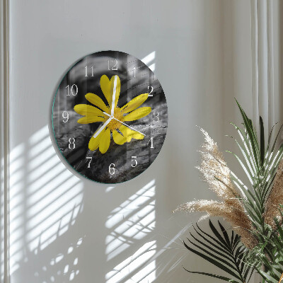 Reloj de pared redondo Flor