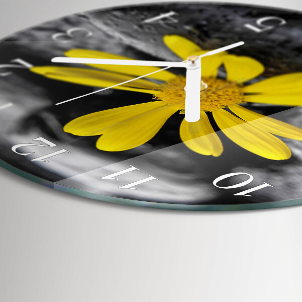 Reloj de pared redondo Flor