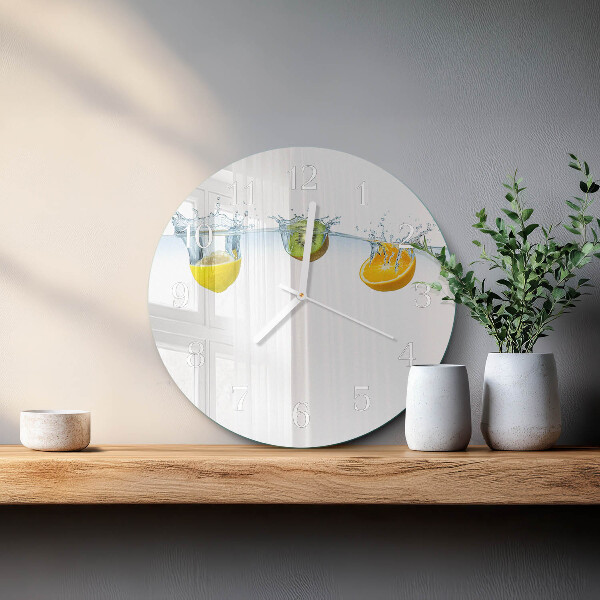 Reloj de pared redondo Kiwi