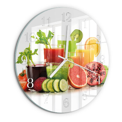 Reloj de pared redondo Jugos