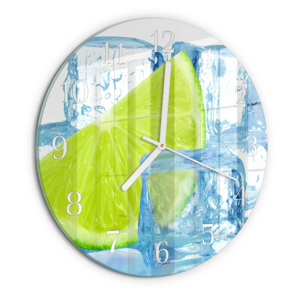 Reloj de pared redondo Hielo de lima