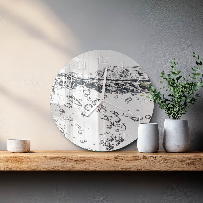 Reloj de pared redondo Agua