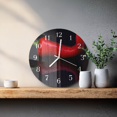 Reloj de pared redondo Chiles