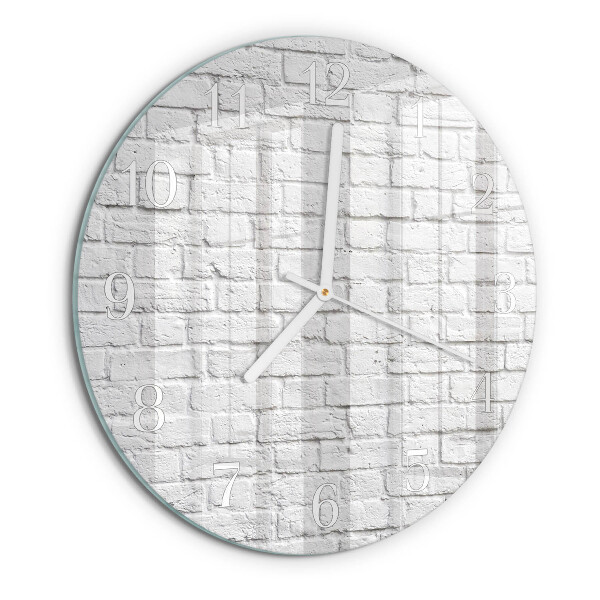Reloj de pared redondo Ladrillo
