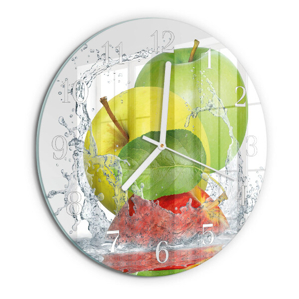 Reloj de pared redondo Manzana