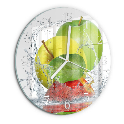 Reloj de pared redondo Manzana