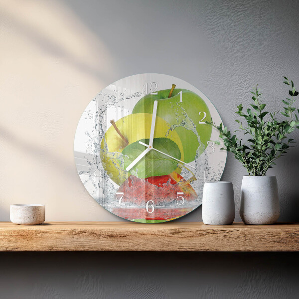 Reloj de pared redondo Manzana
