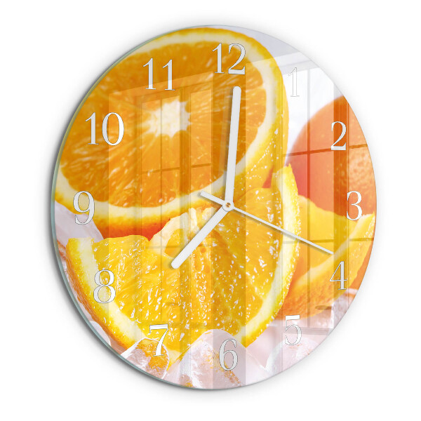 Reloj de pared redondo Naranjas
