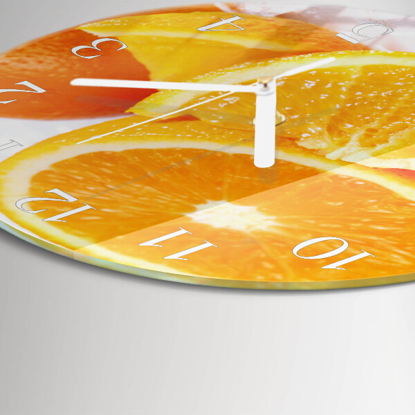 Reloj de pared redondo Naranjas