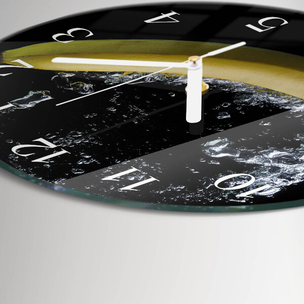 Reloj de pared redondo Banana