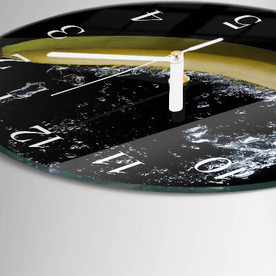 Reloj de pared redondo Banana