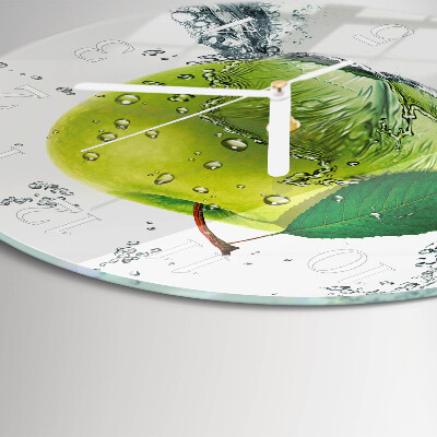 Reloj de pared redondo Manzana