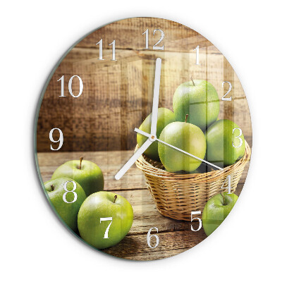 Reloj de pared redondo Manzana