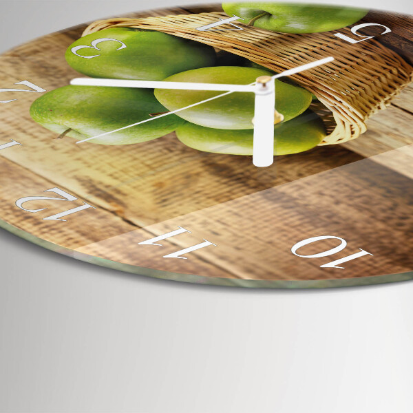Reloj de pared redondo Manzana
