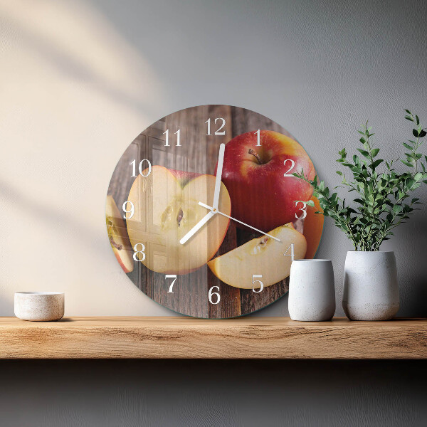 Reloj de pared redondo Manzana