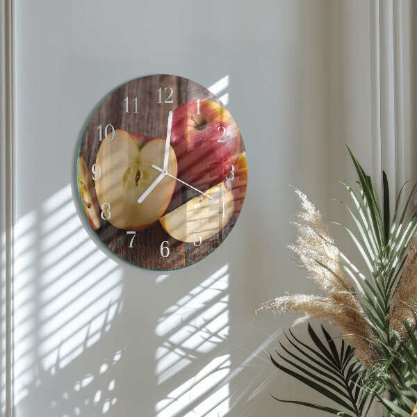 Reloj de pared redondo Manzana