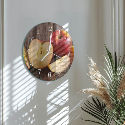 Reloj de pared redondo Manzana