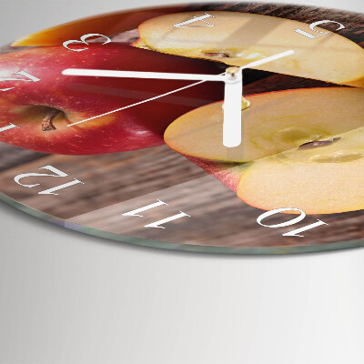 Reloj de pared redondo Manzana