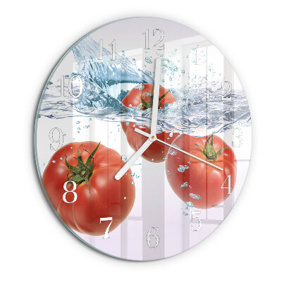 Reloj de pared redondo Tomates
