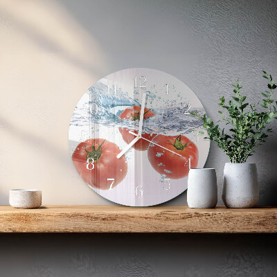 Reloj de pared redondo Tomates