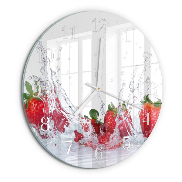 Reloj de pared redondo Fresa