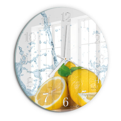 Reloj de pared redondo Cítrico