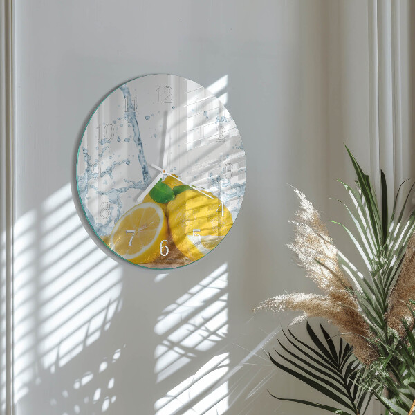 Reloj de pared redondo Cítrico