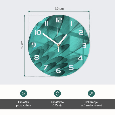 Reloj de pared redondo Café
