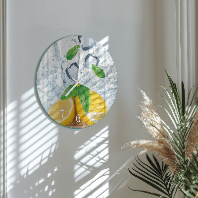 Reloj de pared redondo Cítrico