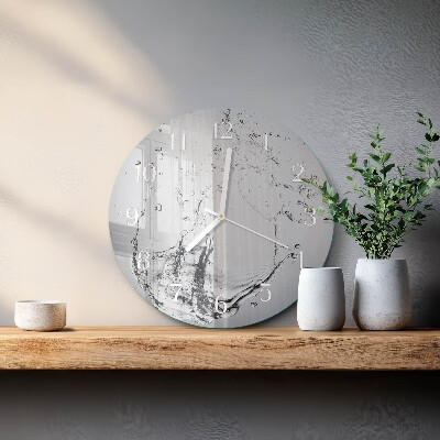 Reloj de pared redondo Agua