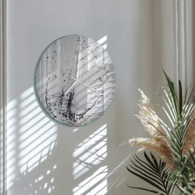Reloj de pared redondo Agua