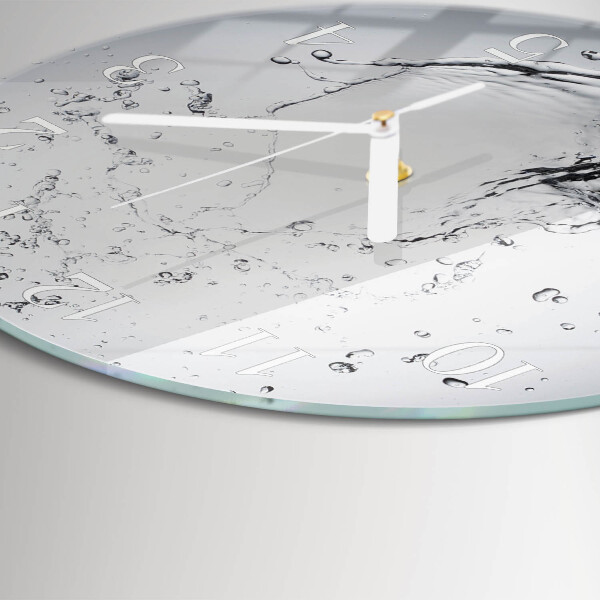 Reloj de pared redondo Agua
