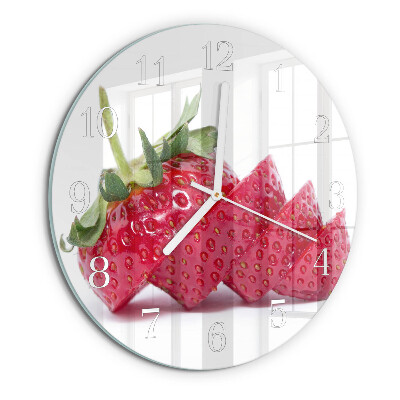 Reloj de pared redondo Fresa