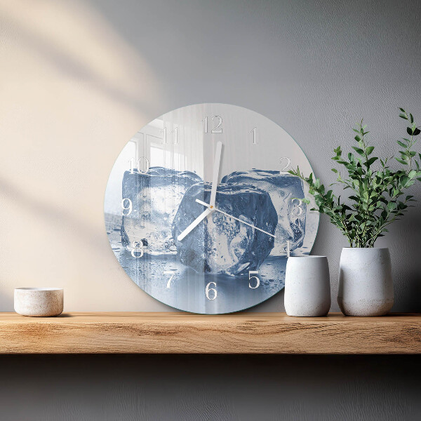 Reloj de pared redondo Hielo