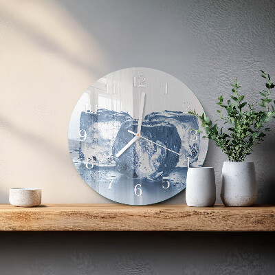 Reloj de pared redondo Hielo
