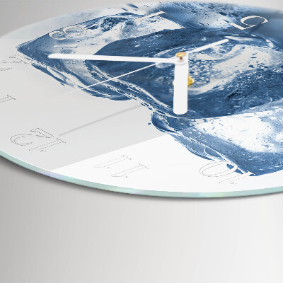 Reloj de pared redondo Hielo