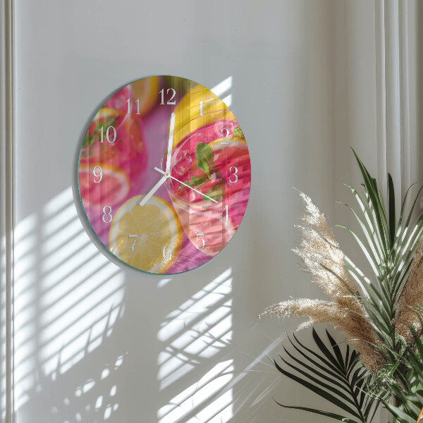 Reloj de pared redondo Cítrico