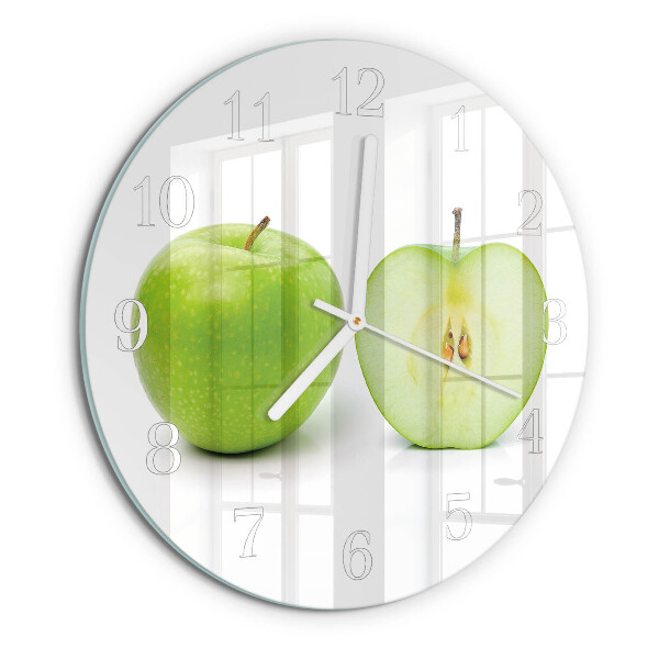 Reloj de pared redondo Manzana