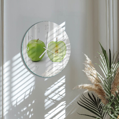 Reloj de pared redondo Manzana