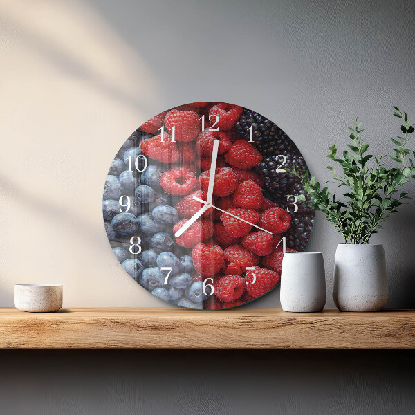 Reloj de pared redondo bayas
